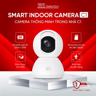 Camera 365 Selection C1 Xoay 360° Full HD 2K Chế độ ban đêm, Bảo hành 1 năm-Hàng chính hãng