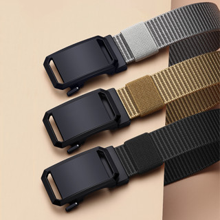 Thắt lưng khóa tự động Nam chiến thuật Phong cách chức năng Quần yếm vải thông thường Thắt lưng Nylon Học sinh Huấn luyện quân sự