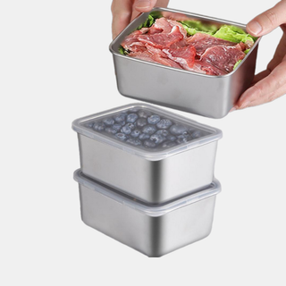 (Mua tối thiểu 2) Khay đá đa năng Choice Việt Nam XNK68 chất liệu inox có nắp đậy