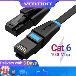 Vention Cat6 Cáp Ethernet Flat Tốc Độ Cao Gigabit RJ45 Mạng LAN Patch Cáp Cho Mac Máy Tính PC Laptop Router PS4 PSP