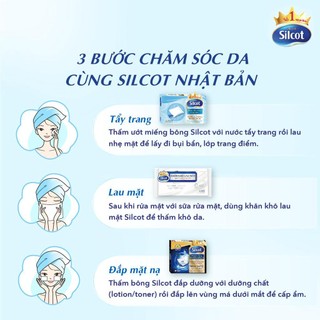 [HB Gift] Khăn khô lau mặt Silcot 40 miếng