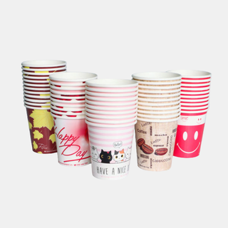 Ly giấy trắng dùng 1 lần 10oz ~ 295ml choice việt nam nsp4 50 cái/lốc