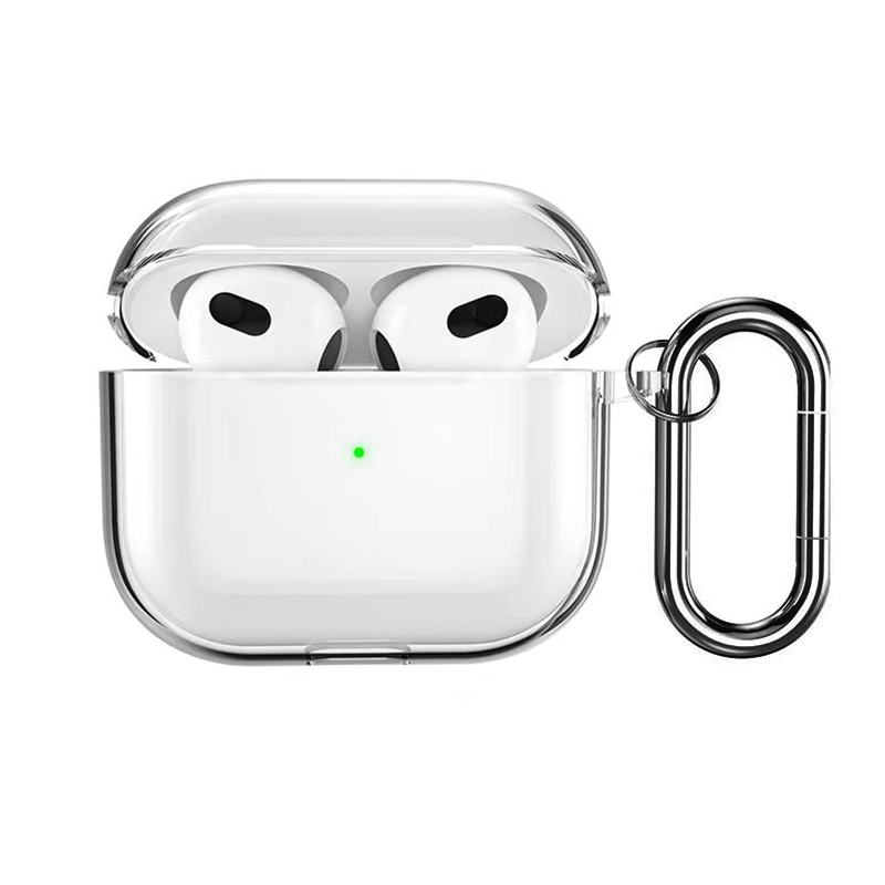 Thích hợp cho hộp bảo vệ airpodpro airpod3 Vỏ bảo vệ tai nghe airpod1 / 2 Hộp tai nghe Bluetooth không dây thế hệ thứ hai Vỏ mềm trong suốt