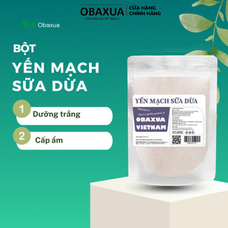 Bột yến mạch sữa non cơm dừa OBAXUA OG133 YMSD 75G dưỡng trắng cấp ẩm sâu