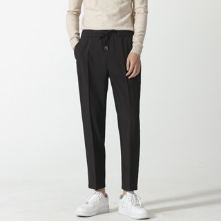 Quần âu nam cạp chun Choice QUZ ống côn, co giãn vải cotton