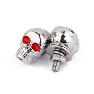 Sửa Đổi Xe Máy Trang Trí Đầu Lâu Vít Đầu Lâu Biển Số Hình Vít Biển Số Trang Trí Ma Đầu Vít Đa Năng