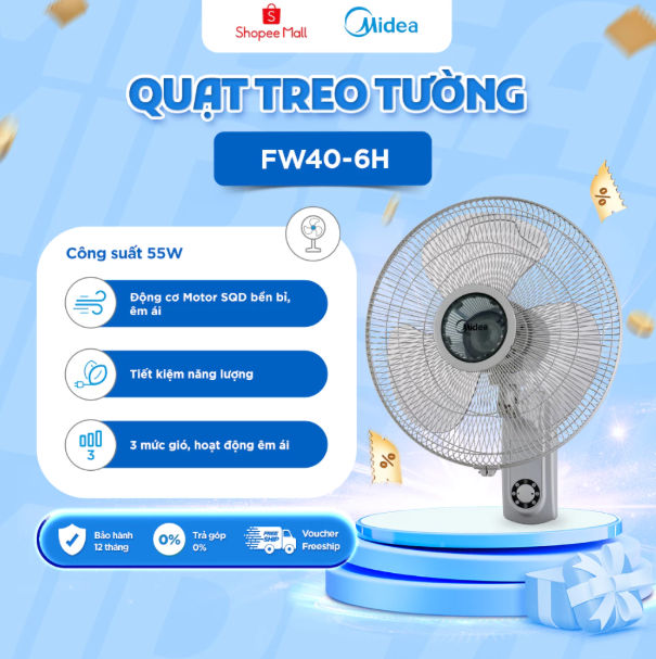 QUẠT TREO MIDEA FW40-6H
