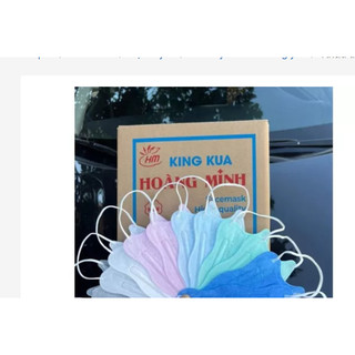 Khẩu trang cua 4 lớp king crab sc69-44 hot king kua - xanh biển