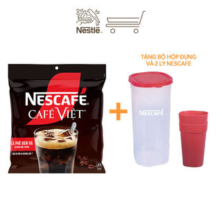 Cà phê đen hòa tan nescafe café việt