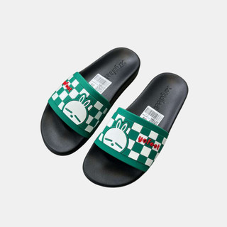 Dép Nam Nữ Quai Ngang YOFEET DẬP ĐẾ, Thỏ TRẮNG PHỐI XANH Mã: XT109