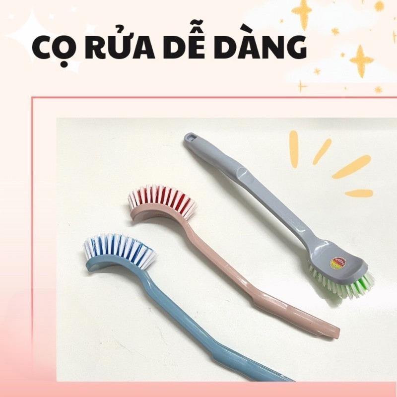 Cây cọ toilet Việt Nhật NH80 đầu cong to bằng nhựa