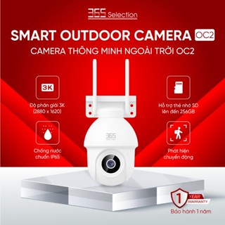 Camera 365 Selection OC2 Sử dụng ngoài trời, Độ phân giải 3K 5MP, Chống nước IP65 - Hàng chính hãng