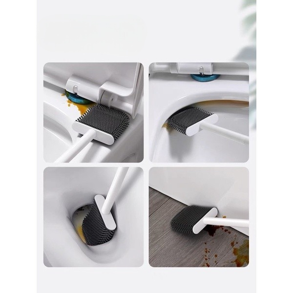 Cọ vệ sinh Silicon dẹt Choice Việt Nam E2204 treo hít từ tính tiết kiệm không gian