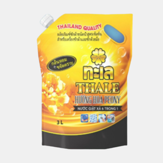 Nước giặt xả thale tp02 6 in 1 hương hoa peony túi 3.1kg