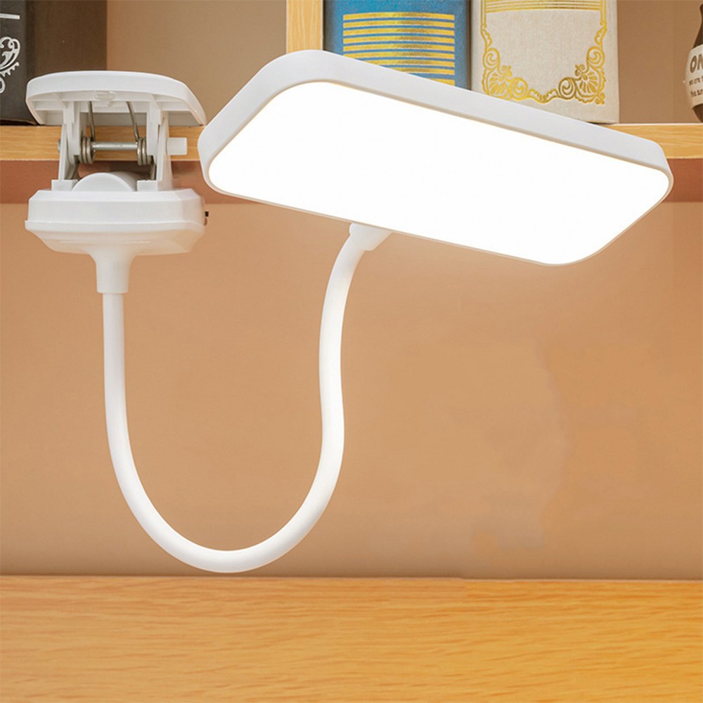 1 cái 360° Đèn bàn học linh hoạt có kẹp USB Đèn bàn ban đêm có thể điều chỉnh độ sáng Đèn ngủ đầu giường cho phòng ngủ Học đọc sách Văn phòng làm việc