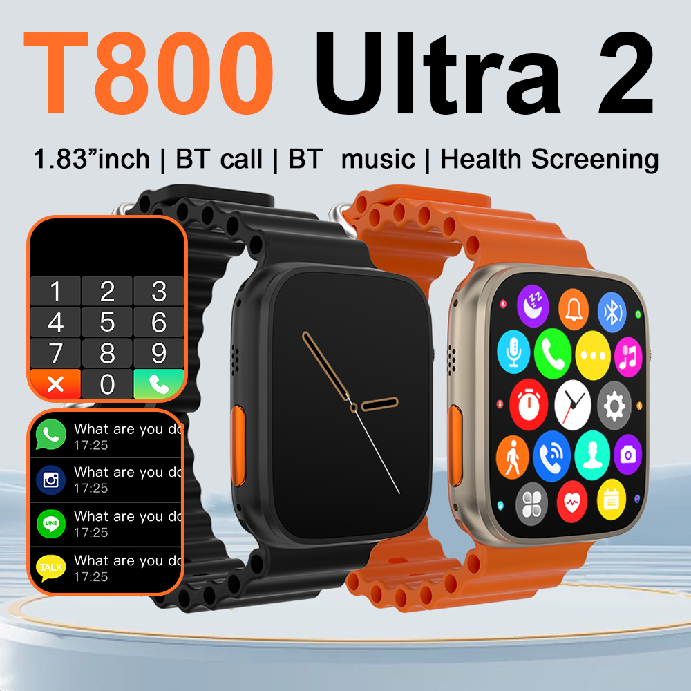Đồng hồ thông minh LAXASFIT T800 Ultra 2 Cuộc gọi không dây HD 1.81 "
