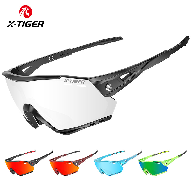 X-tiger Kính Phân Cực 3 Trong 1 Kính Đi Xe Đạp Kính Mát Thể Thao Ngoài Trời Xe Đạp Leo Núi Kính Đi Xe Đạp