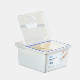 Thùng gạo Sendai Choice Việt Nam INC02 12kg Nắp Nhựa Kháng Khuẩn Chống Ẩm