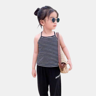Áo hai dây kẻ cho bé gái Tanosa chất cotton 8-18kg Mã: TNS45