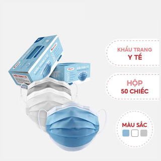 Hộp khẩu trang ý tế 50 chiếc/1 hộp màu trắng Mã: GM24