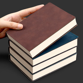 1 Sổ tay da mềm A6, thích hợp cho đồ dùng học sinh đại học, công việc và văn phòng, 120 trang bên trong, vỏ chống thấm nước, thoải mái khi chạm vào,