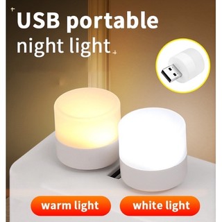 Mini usb đèn ngủ trắng ấm bảo vệ mắt sách đọc sách đèn usb cắm máy tính điện di động sạc đèn ngủ led