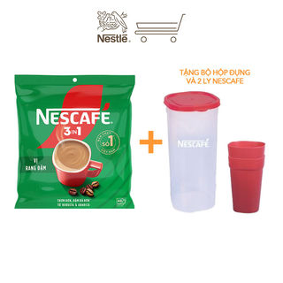 Nescafe 3in1 công thức cải tiến - vị rang đậm bịch 46 gói