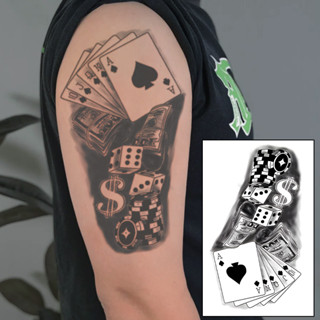  15 ngày hình xăm tạm thời hình xí ngầu chống nước cho tay chân nam nữ thực tế