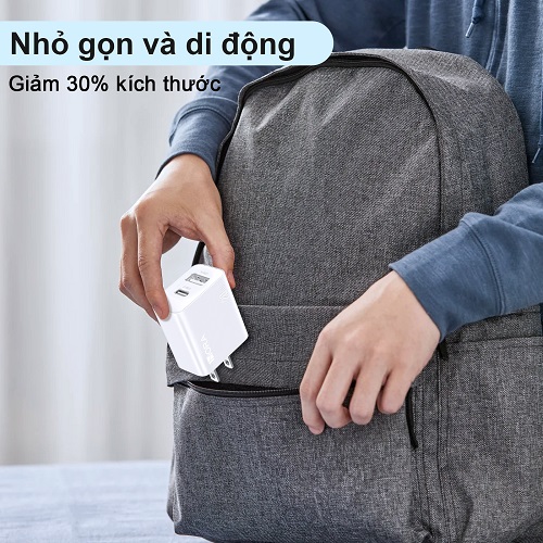 Củ Sạc Nhanh 1HORA GAR161 20W | USB-C & USB-A | Bảo Hành 1 Đổi 1 -12 Tháng | | BigBuy360 - bigbuy360.vn