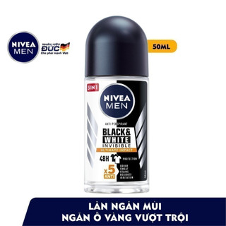 [Quà tặng không bán] Lăn khử mùi Nivea for Men Black&White 25ml