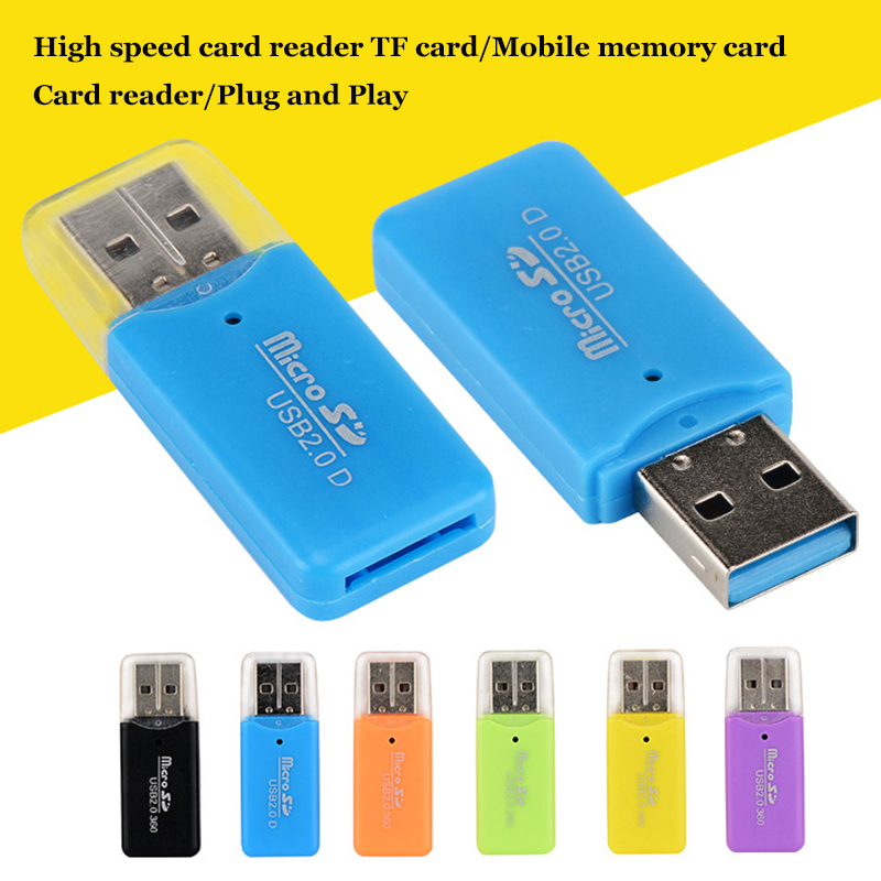 Mini USB 2.0 Micro SD TF T Flash Card USB 2.0 Cardrider Adapter Cho Windows USB Thẻ Nhớ Cổ Điển Thẻ Flash