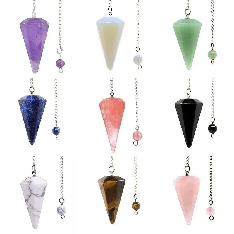 Đá Tự Nhiên Thạch Anh Mã Não Mặt Dây Chuyền Reiki Chữa Bệnh Nón Thạch Anh Tím Quyến Rũ Con lắc Mặt Dây Chuyền Cho Bói Toán Dowsing Reiki Pha Lê Đá Tự Nhiên Reiki Con lắc Trang Sức Mặt Dây Chuyền