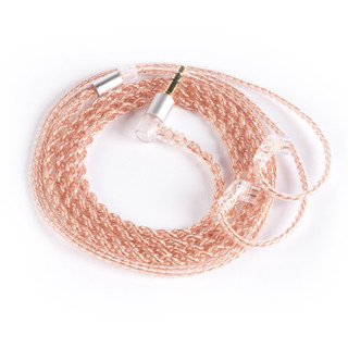 Kbear 2PIN MMCX QDC TFZ IEM Cáp 4 lõi Dây thay thế tai nghe bằng đồng nguyên chất có phích cắm 3,5 mm cho KZ ZST ZSN PRO X EDX PRO ZS10 PRO DQS AS10 CCA CRA C10 KBEAR KS1 KS2