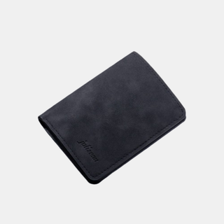 Ví Nam Da Lộn Mini Choice PNQ01 Cho Nam Nữ Nhỏ Gọn Nhiều Ngăn Đựng Thẻ Tiện Lợi Màu Đen