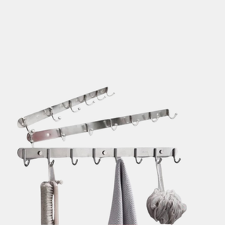 Móc treo tường inox Choice LS1-0385-23, móc treo quần áo 6 Mấu - La tròn (tặng vít + tắc kê)