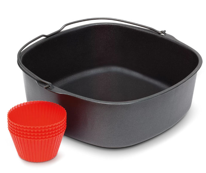 [GIFT] Bộ Phụ Kiện Khay Lót Chiên Nướng 1.3L Cho Nồi Chiên Không Dầu (Tặng Kèm Đế Silicon) Philips HD9925/01