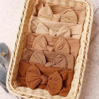 Jacquard Trẻ Em Băng Đô Cho Bé Nylon Nơ Thoải Mái Thân Thiện Với Da Rộng Vành Băng Đô Cho Bé Băng Đô Pop