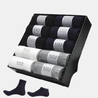 Hộp 10 đôi tất vớ Choice NT23 nam nữ Unisex khử mùi chống hôi chân Hàng xuất Nhật