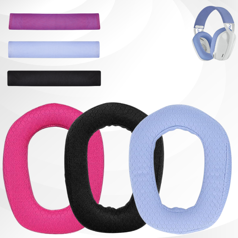 Miếng đệm tai thay thế cho tai nghe chơi game không dây Logitech G435, đệm tai bằng vải lưới