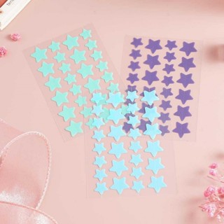 Mụn nhọt 🍎 ่ 🍎 Nhân vật dễ thương Trái tim ngôi sao Bướm Agne Acne Miếng dán trong suốt Miếng dán màu sắc phù hợp Da