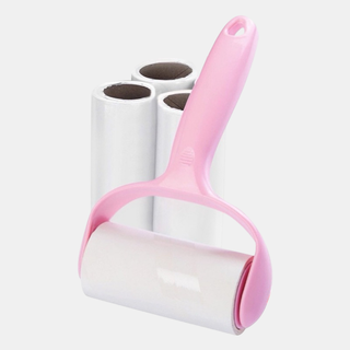 Cây lăn bụi quần áo, ga giường, ghế sofa tách bụi Choice NH510 kích thước 10cm màu hồng tiện lợi