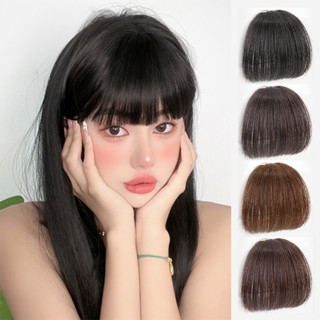 Tóc Mái Giả Ngố Dễ Thương, Phong Cách Hàn Quốc - Tóc Giả Thưa Mỏng Tự Nhiên, Dễ Chăm Sóc, Tạo Kiểu Đa Dạng, Thích Hợp Mọ