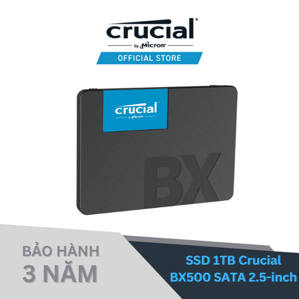 SSD Crucial 1TB BX500 3D NAND 2.5-Inch SATA III CT1000BX500SSD1