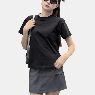 Áo Thun Baby Tee Nữ Choice AZILA - BB02 Trơn Basic Form Vừa Tôn Dáng Chất Liệu 100% Cotton