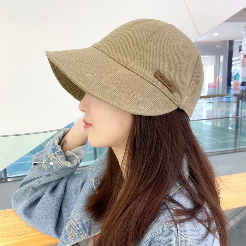 Mũ ngư dân mùa hè thời trang nhỏ phong cách hương thơm Mũ chống nắng UV phiên bản Hàn Quốc mới Mũ ngoài trời