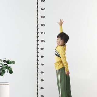 Nhãn dán chiều cao 0-200cm cho phòng trẻ em, phòng khách, trang trí tường ký túc xá học sinh trung học cơ sở, thước giấy chiều cao