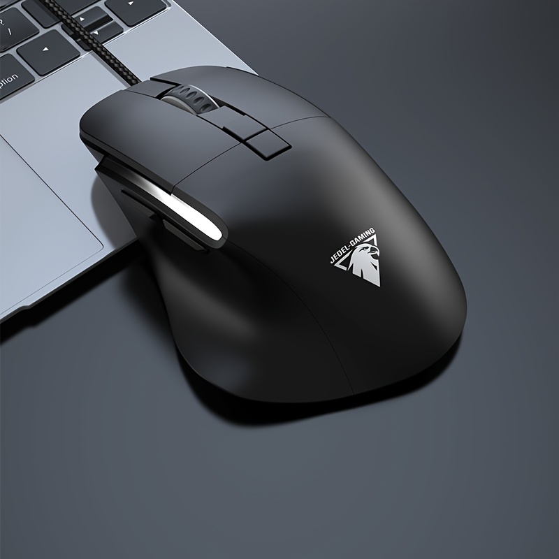 Chuột có dây công thái học cho PC Laptop, phụ kiện 7 nút 3600DPI, 5 triệu lần nhấp, cáp bện 1.5m