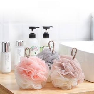 Tắm Hoa Bóng Tắm Hoa Không Rắc Rối Cá Nhân Đóng Gói Khăn Tắm Chà Lưng Bong Bóng Nhiều Màu Sắc Tắm Bóng Hoa Hai Màu