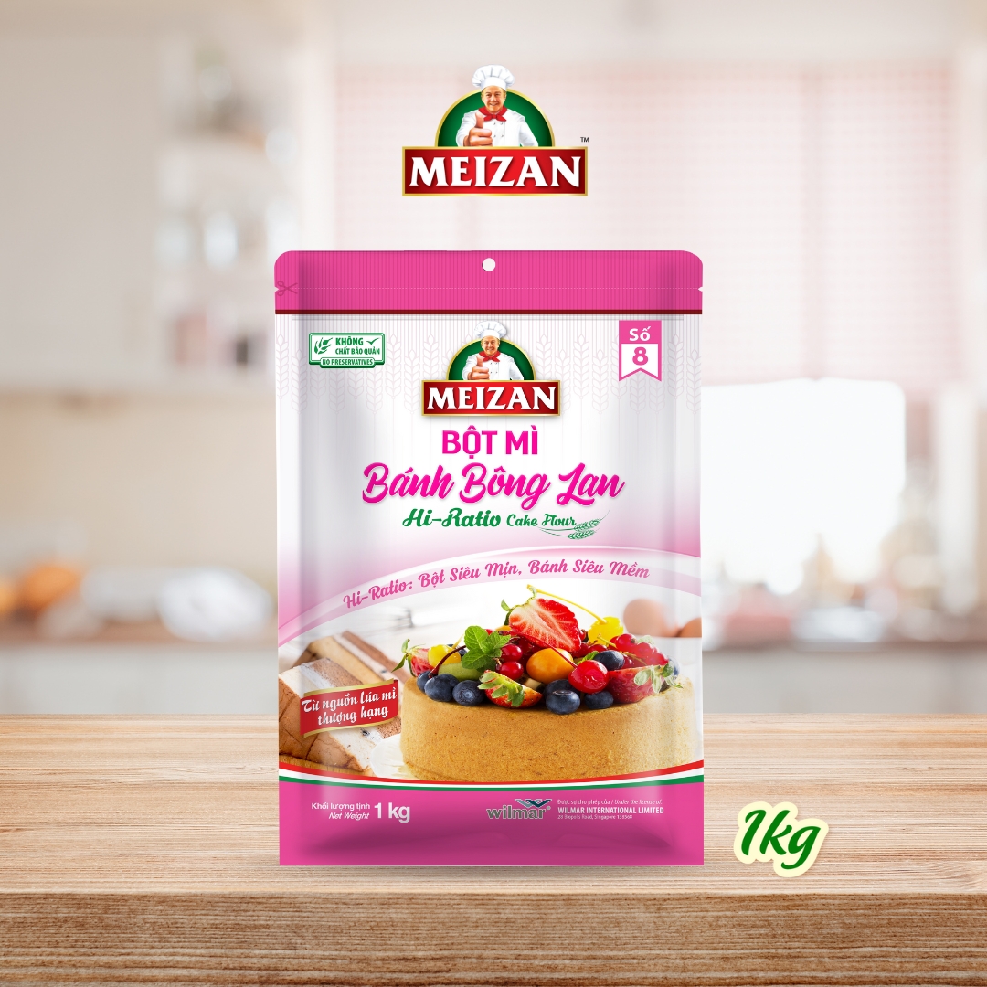 Bột mì Meizan Bánh bông lan 1kg