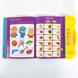 Sách điện tử thông minh Choice Việt Nam TTL-17 cho bé, sách song ngữ anh việt cho trẻ em